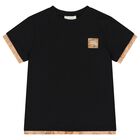Boys Ivory Geo Map Logo T-Shirt, 1, hi-res