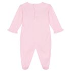 Baby Girls White Miniature Roses Babygrow, 1, hi-res