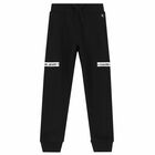 Boys Black Logo Joggers, 1, hi-res