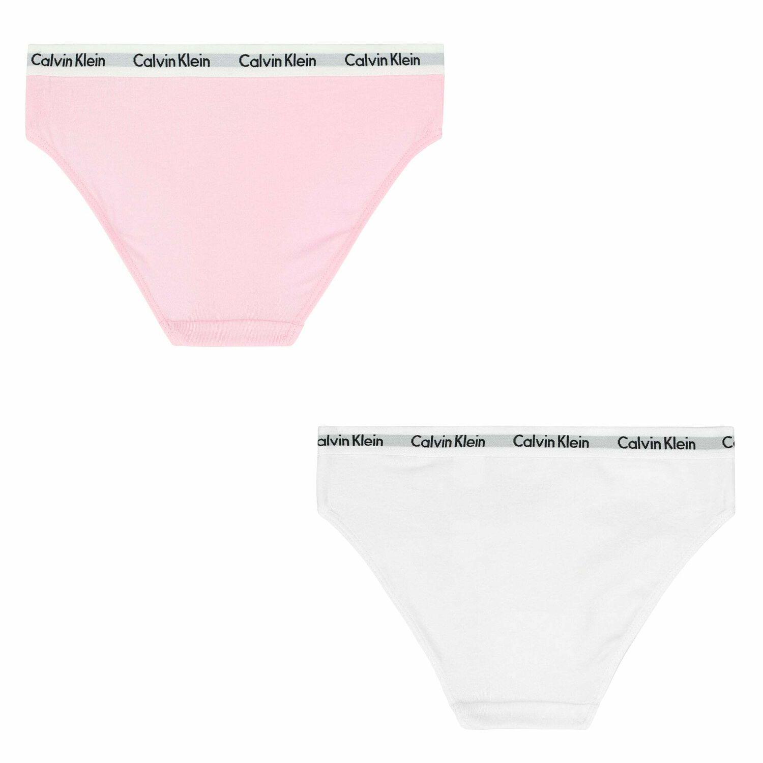 Girls White & Pink Bikini Brief (2 Pack), 1, hi-res