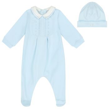 Baby Boys Blue Babygrow Set