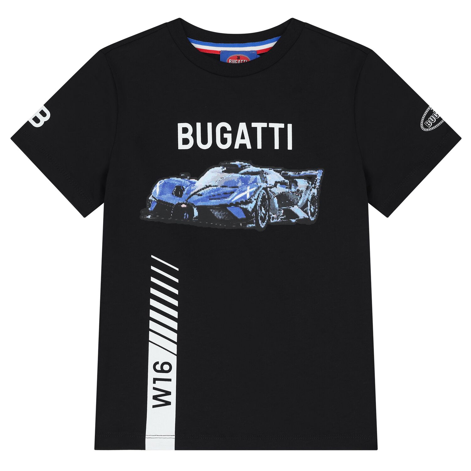 Boys Black Logo T-Shirt, 1, hi-res