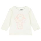 Girls Pink Elephant Baby Tracksuit Set, 1, hi-res
