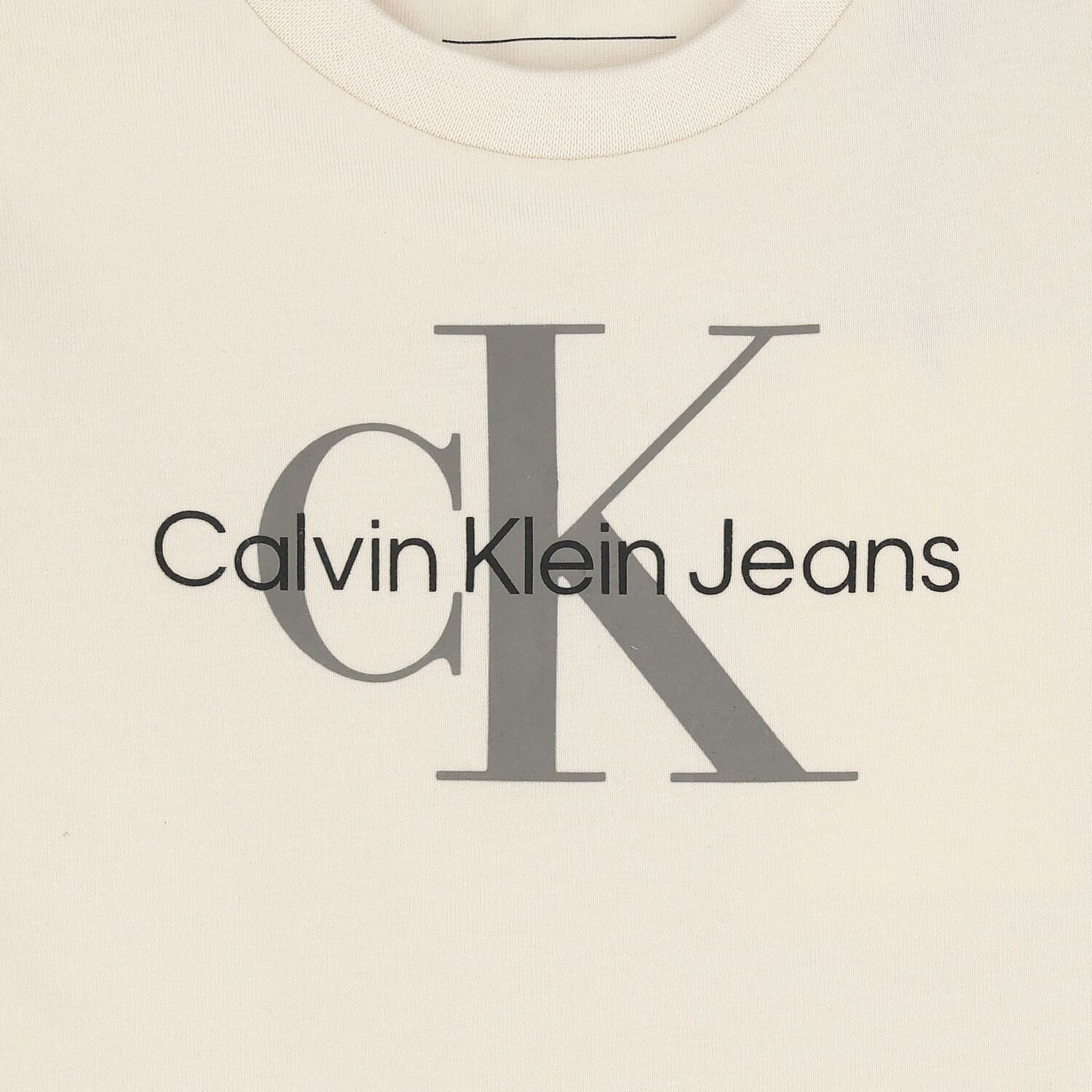 Baby Boys Beige Logo Long Sleeve Top, 4, hi-res