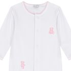 Baby Girls White & Pink Teddy Bear Time Babygrow Set, 1, hi-res