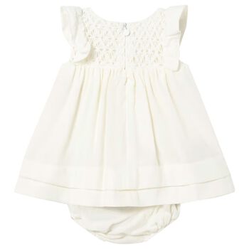 Baby Girls Ivory Dress Set
