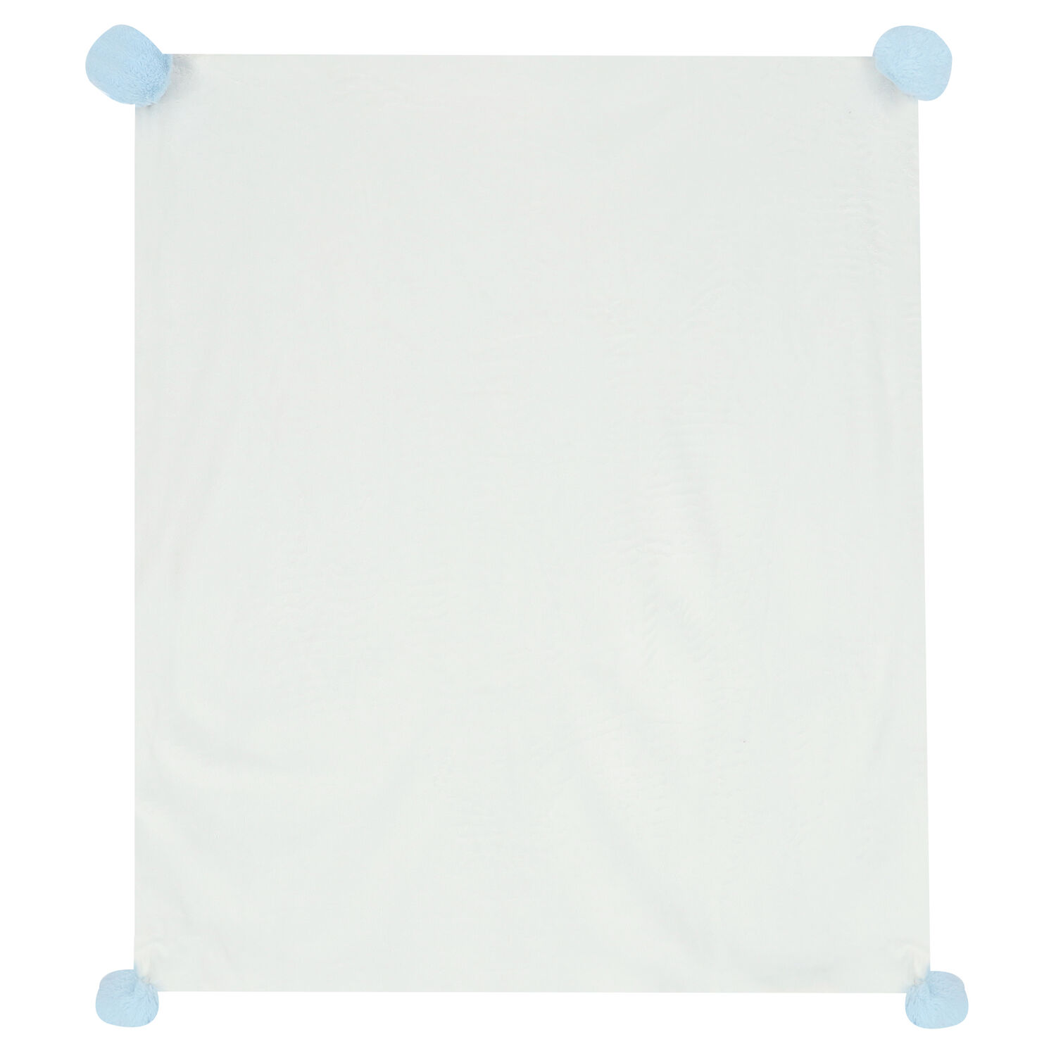 Baby Boys Blue Fur Blanket, 1, hi-res