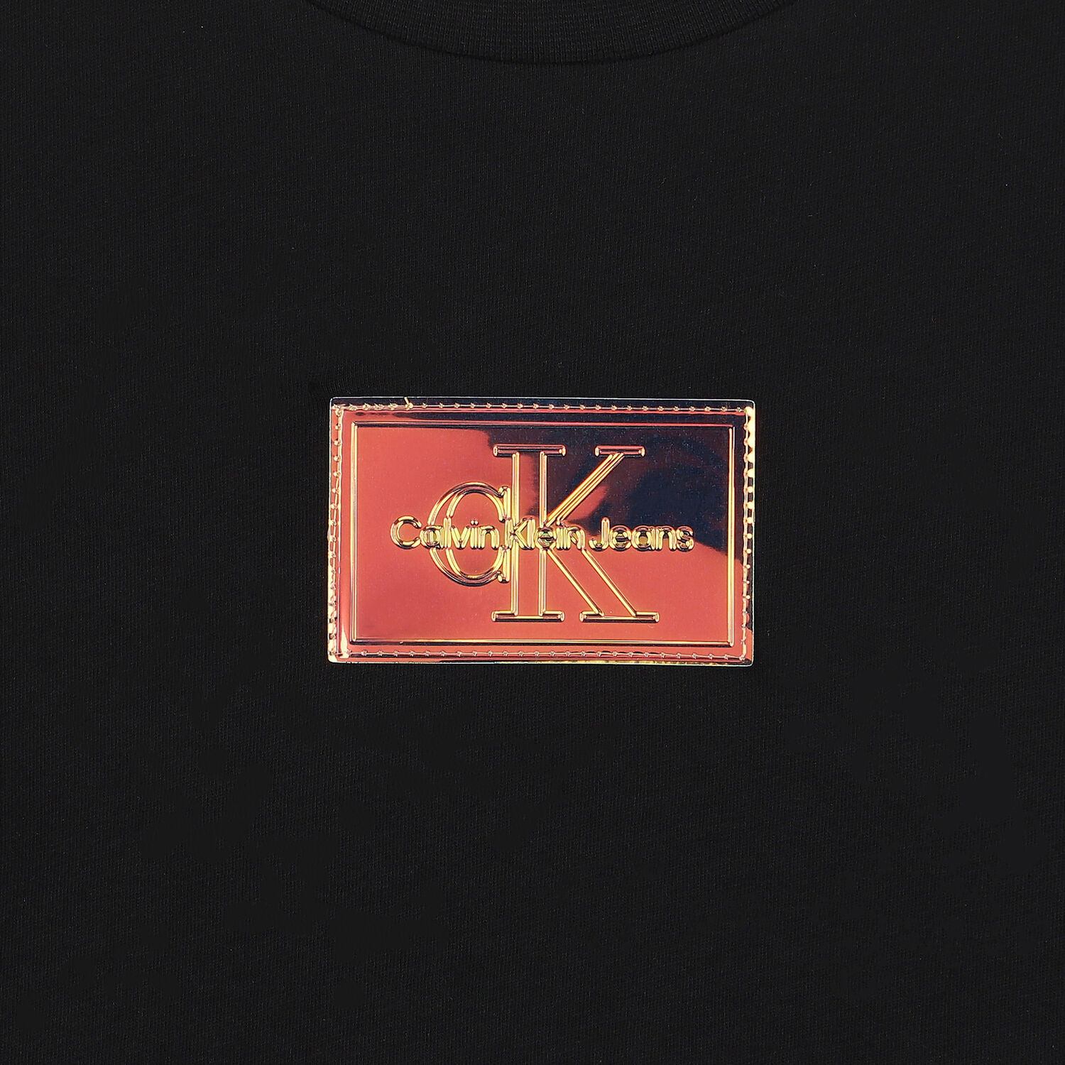 Black Iridescent Logo T-Shirt, 1, hi-res