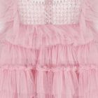 Baby Girls Pink Embellished Tulle Dress Set, 1, hi-res
