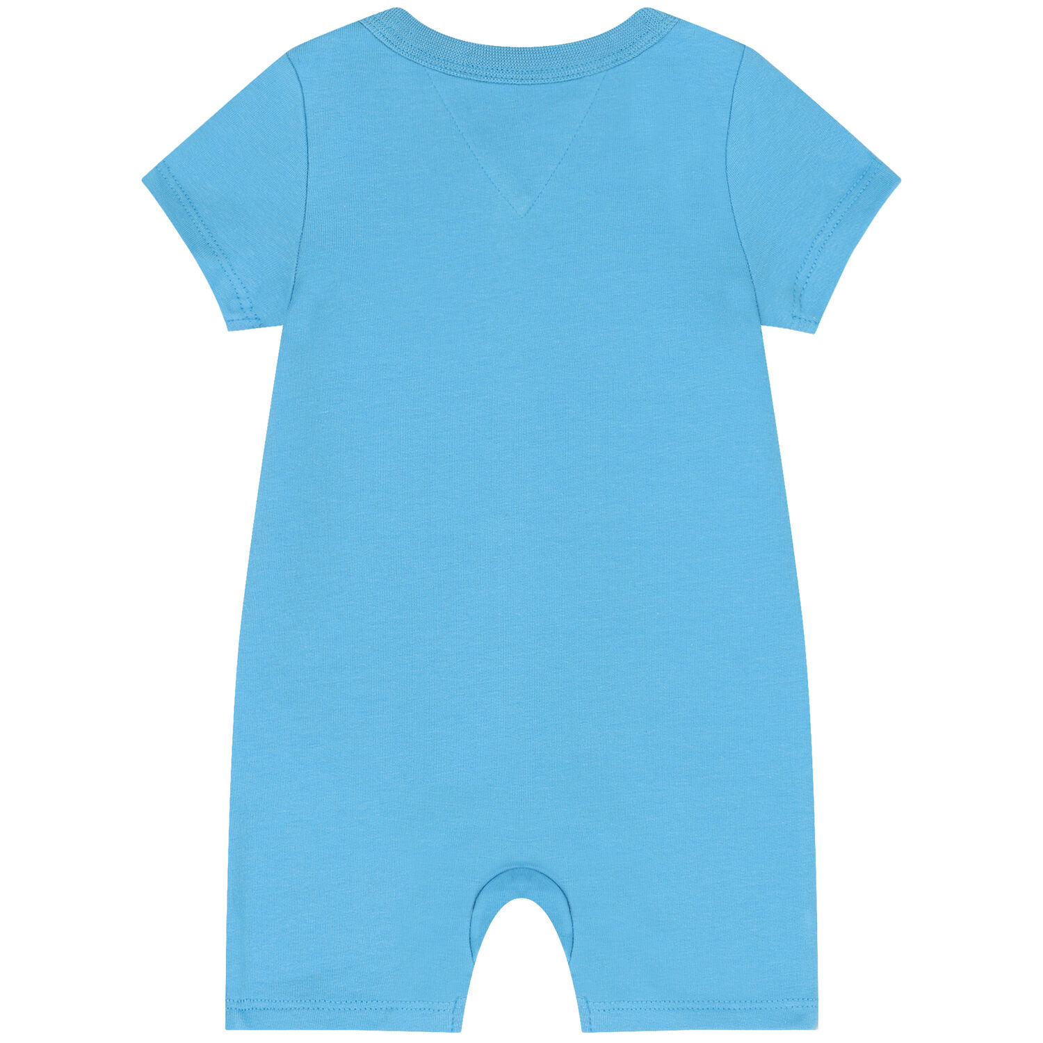 Baby Boys Blue Logo Romper, 1, hi-res