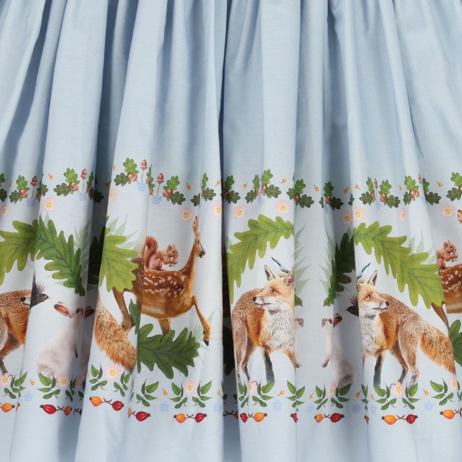 Girls Blue Pleated Dress, 1, hi-res