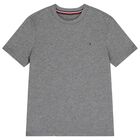 Boys Black & Grey Cotton Logo T-Shirts ( 2-Pack ), 3, hi-res