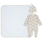 Baby Boys Blue & Gold Babygrow Gift Set, 1, hi-res