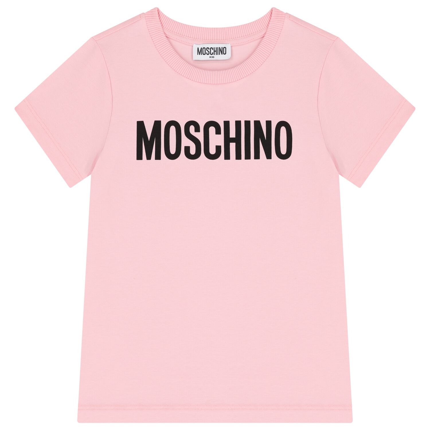 Girls Pink Logo T-Shirt, 3, hi-res