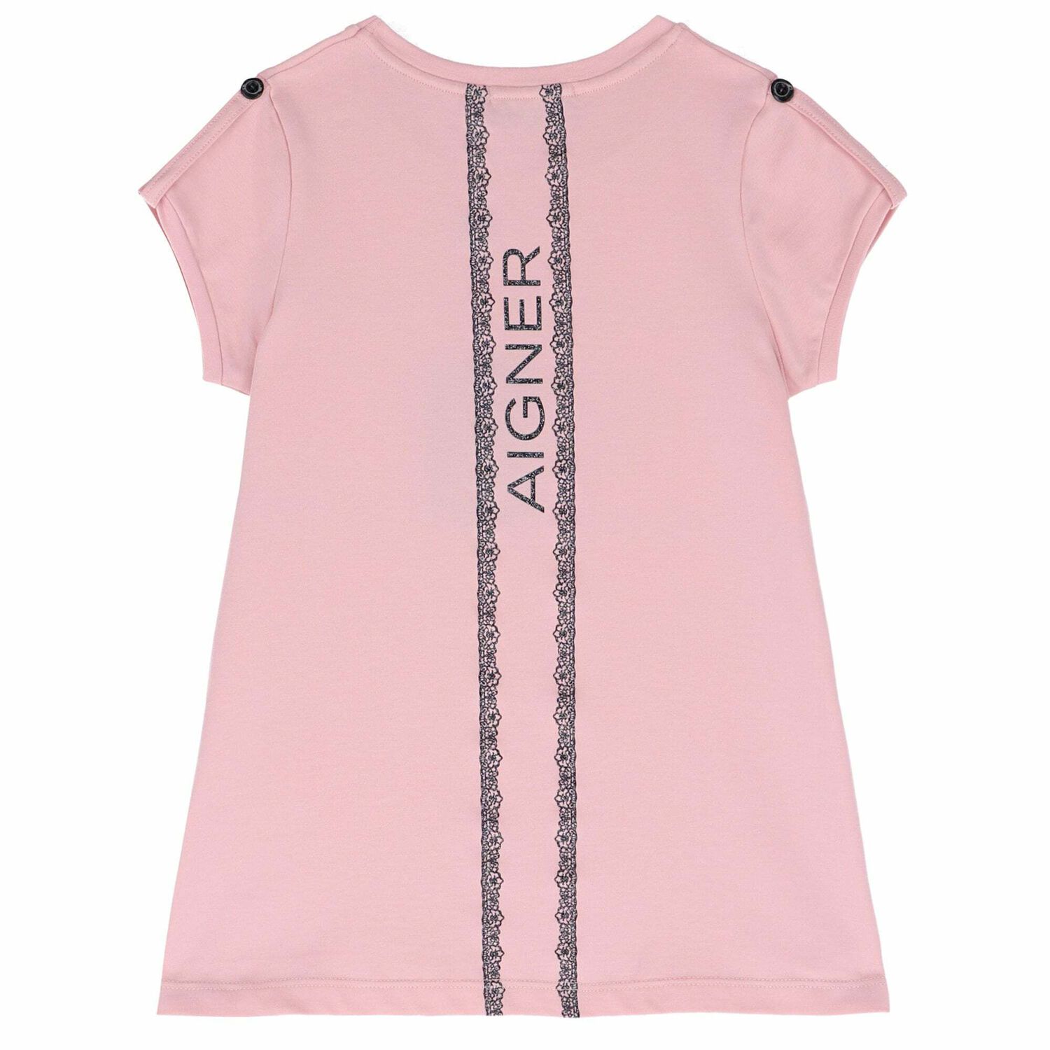 Girls Pink Logo T-Shirt, 1, hi-res