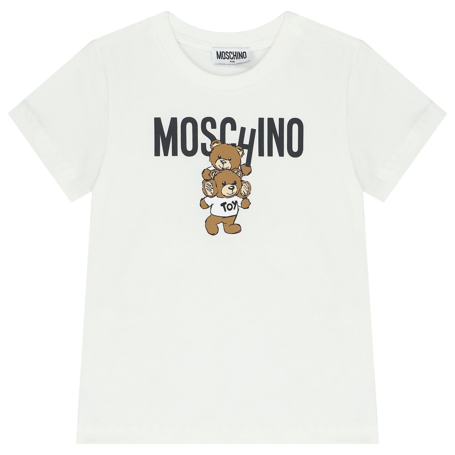 Ivory Teddy Bear Logo T-Shirt, 1, hi-res image number null