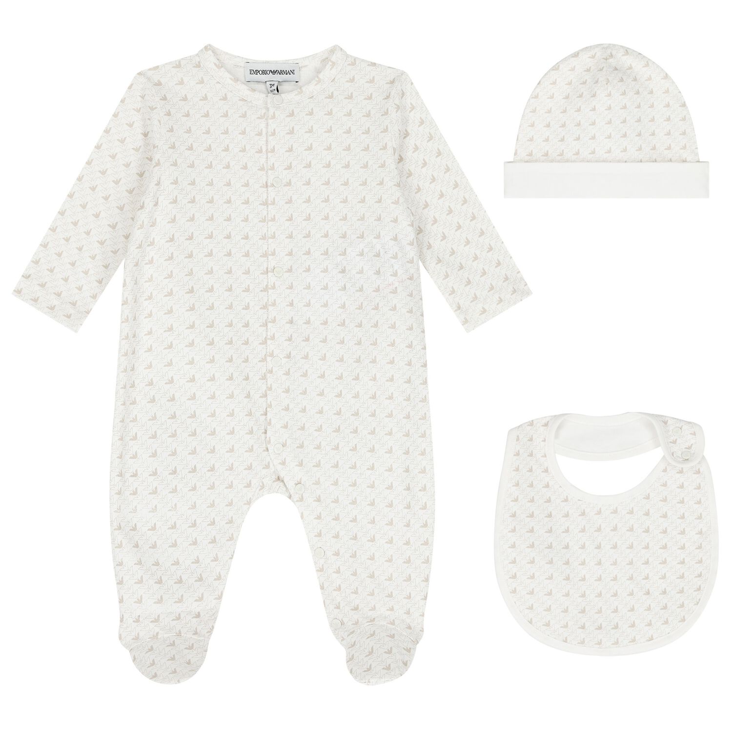 Ivory Logo Babygrow Set, 2, hi-res image number null
