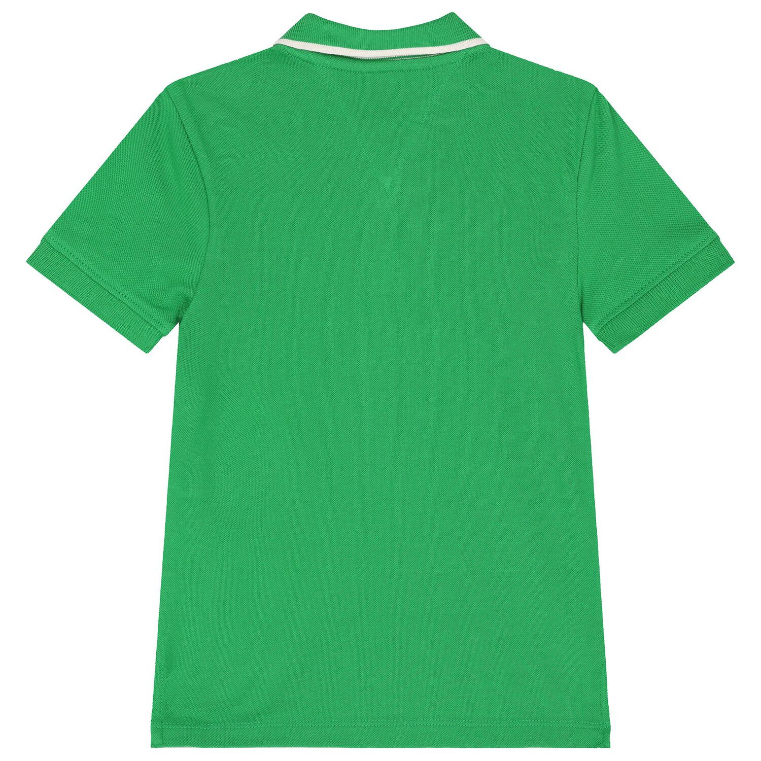 Boys Green Logo Embroidery Polo Shirt, 1, hi-res