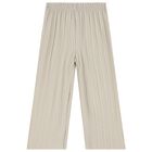 Girls Pink & Beige Trousers Set, 1, hi-res