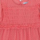 Girls Pink Tulle Dress, 3, hi-res