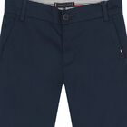 Boys Navy Blue Chino Trousers, 1, hi-res
