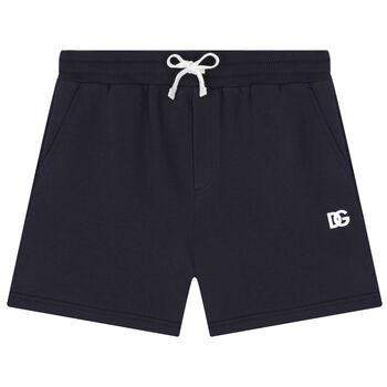 Navy Blue Logo Shorts