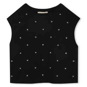 Girls Black & Gold Top