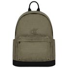 Boys Green Logo Backpack, 2, hi-res