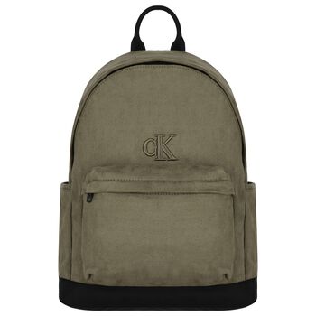 Boys Green Logo Backpack