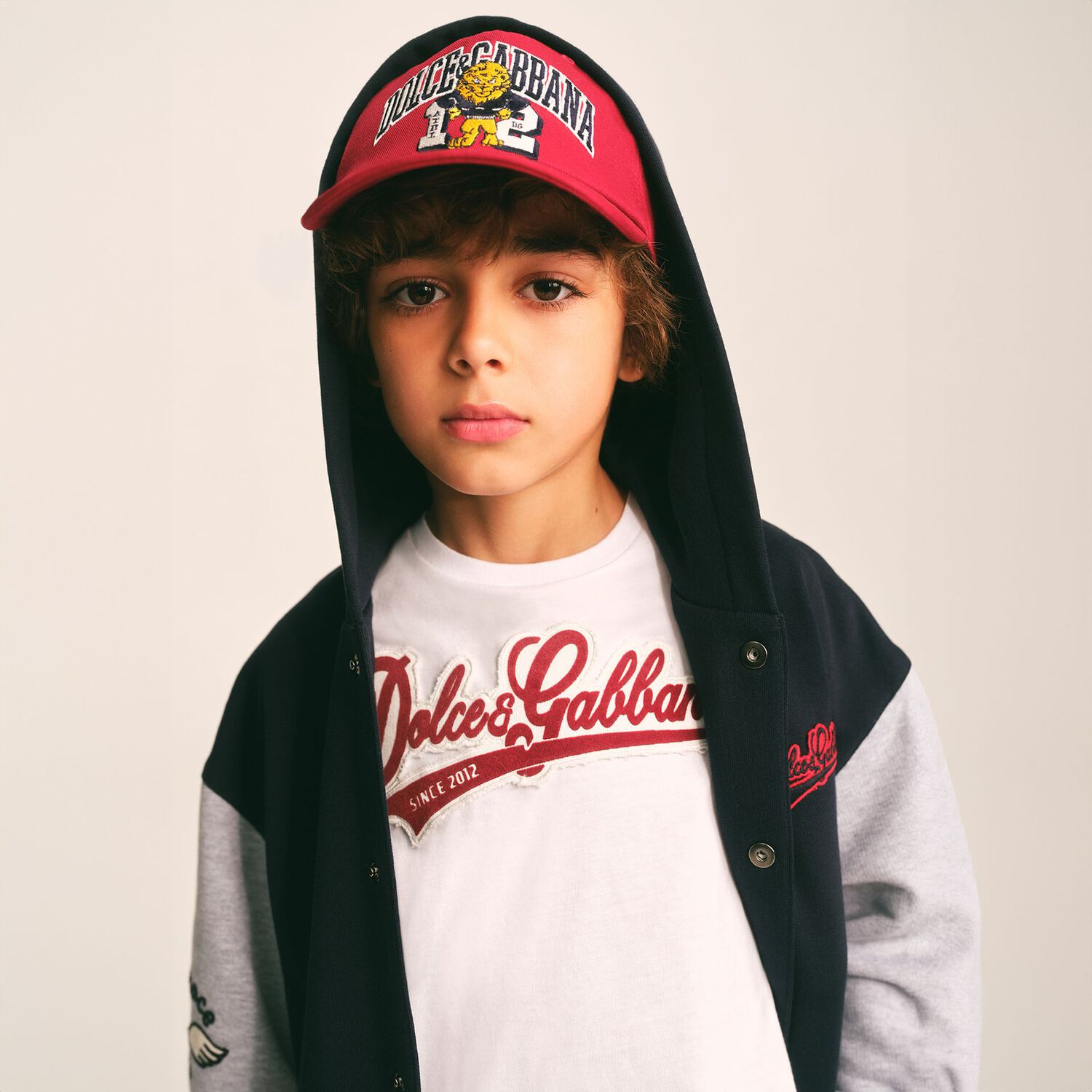 Boys White Logo T-Shirt, 1, hi-res