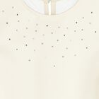 Girls Ivory Satin & Tulle Dress, 2, hi-res