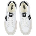 Boys White Logo Trainers, 1, hi-res