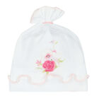 Baby Girls White Floral Babygrow Set, 1, hi-res