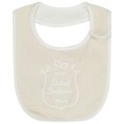 White & Beige Logo Babygrow Gift Set, 1, hi-res