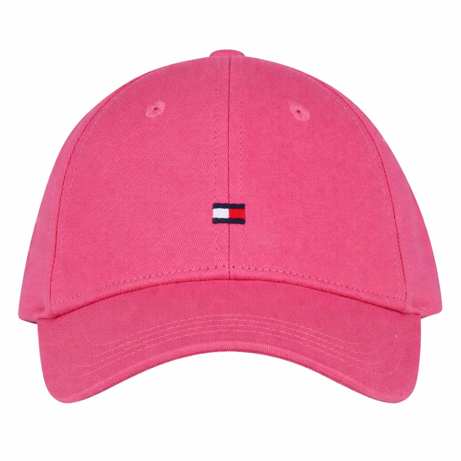 Girls Pink Logo Cap, 2, hi-res