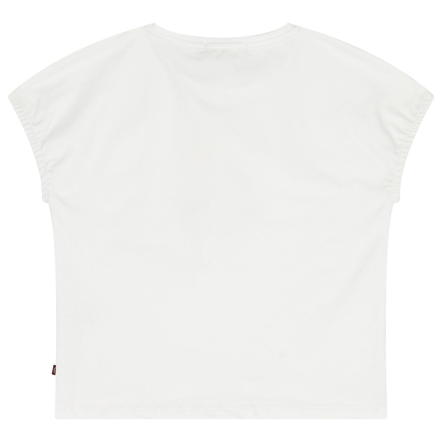 Girls White Flower Logo T-Shirt, 1, hi-res image number null