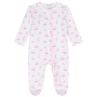 Baby Girls White & Pink Ready To Dance Babygrow, 1, hi-res