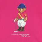 Baby Girls Pink & Navy Blue Polo Bear Leggings Set, 1, hi-res