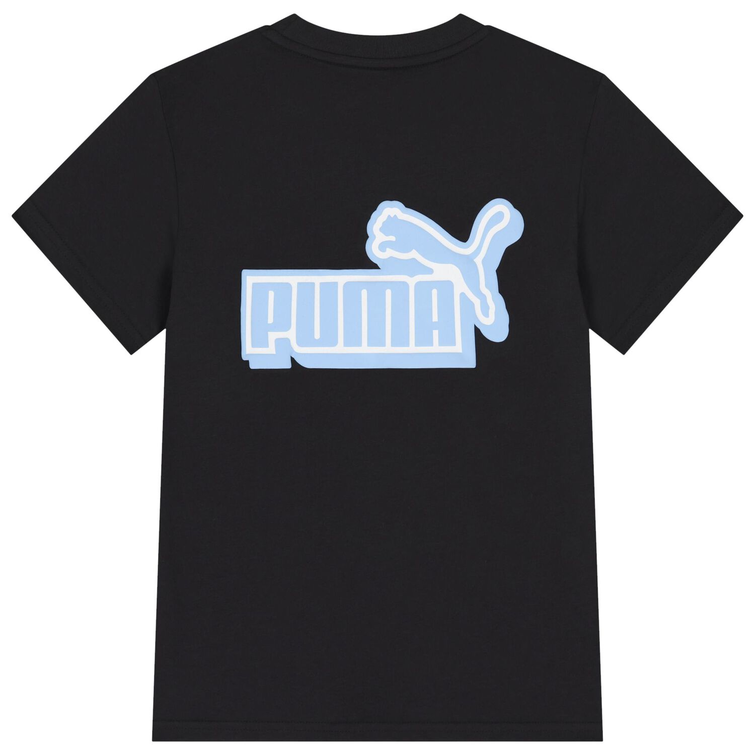 Boys Black & Blue Logo T-Shirt, 1, hi-res
