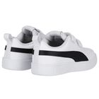 White & Black Rickie Trainers, 1, hi-res