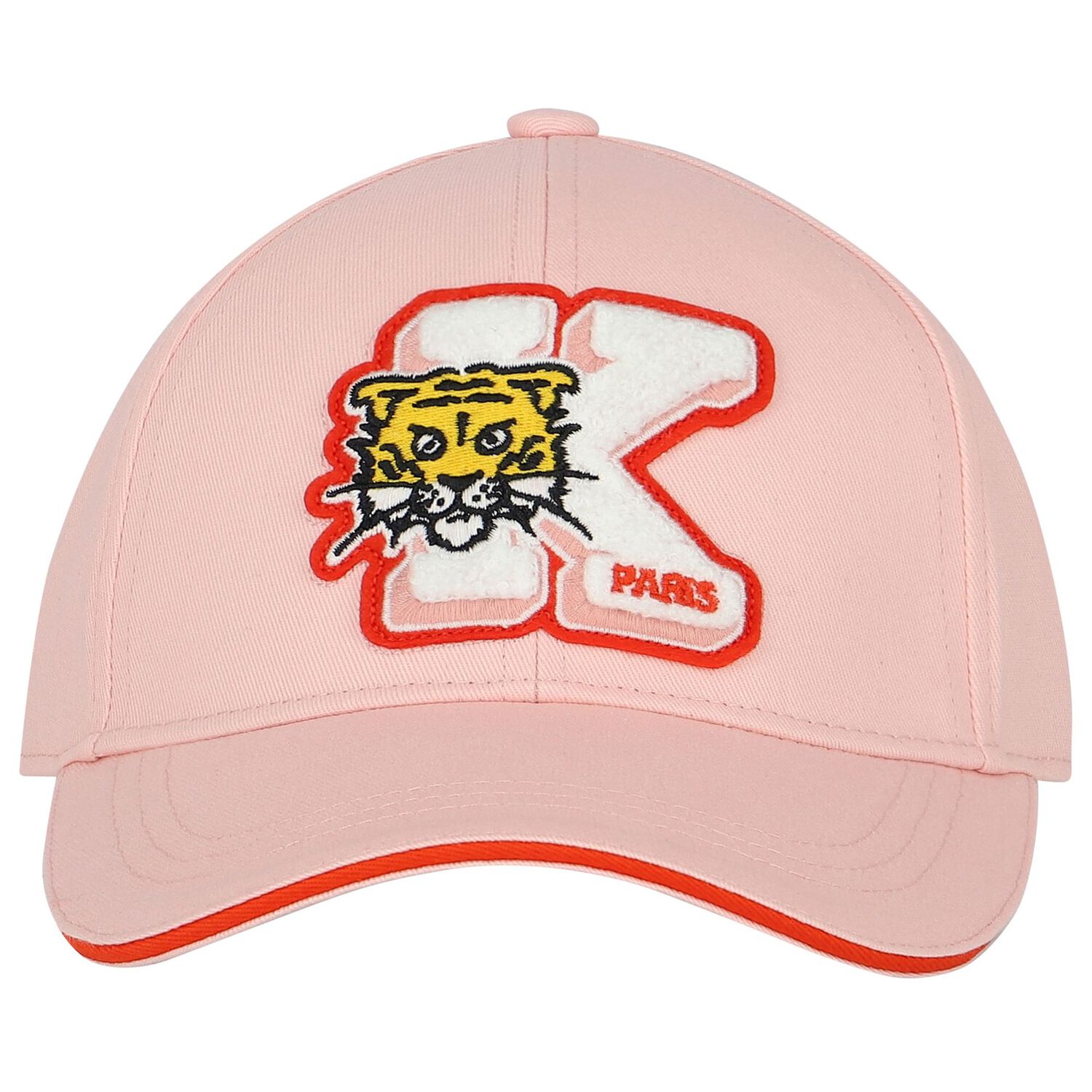 Girls Pink Tiger Logo Cap, 1, hi-res