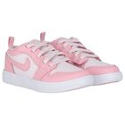 Girls Pink & White Air Jordan 1 Low Alt Trainers, 4, hi-res