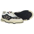 White & Beige GG Supreme Trainers, 1, hi-res