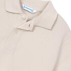 Boys Beige Logo Polo Shirt, 7, hi-res