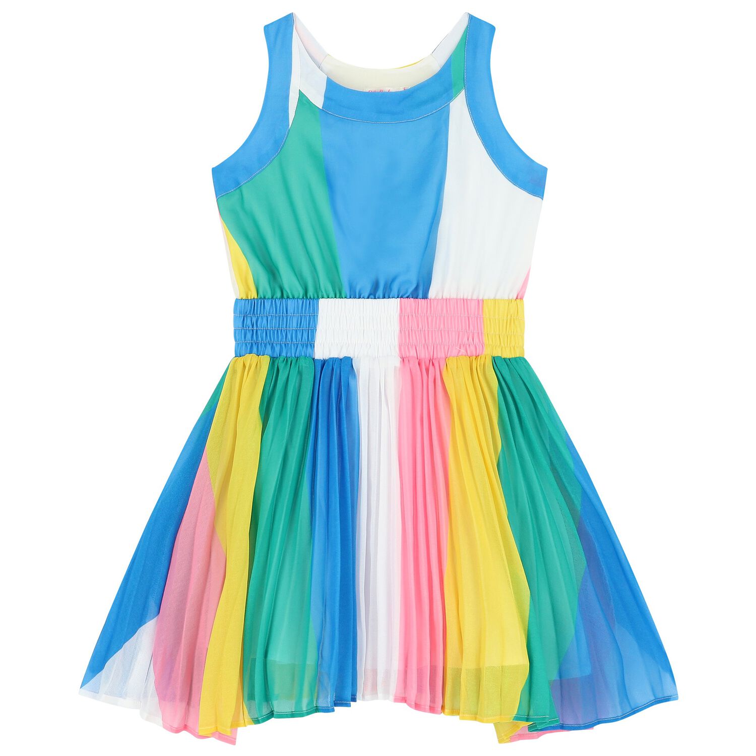 Girls Multi-Coloured Chiffon Dress, 1, hi-res