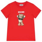Red Christmas Teddy Bear Logo T-Shirt, 2, hi-res