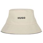 Boys Black & Beige Reversible Bucket Hat, 1, hi-res