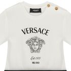 Girls White & Black Medusa Dress, 1, hi-res