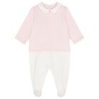 Baby Girls Pink & White Logo Babygrow Gift Set, 3, hi-res