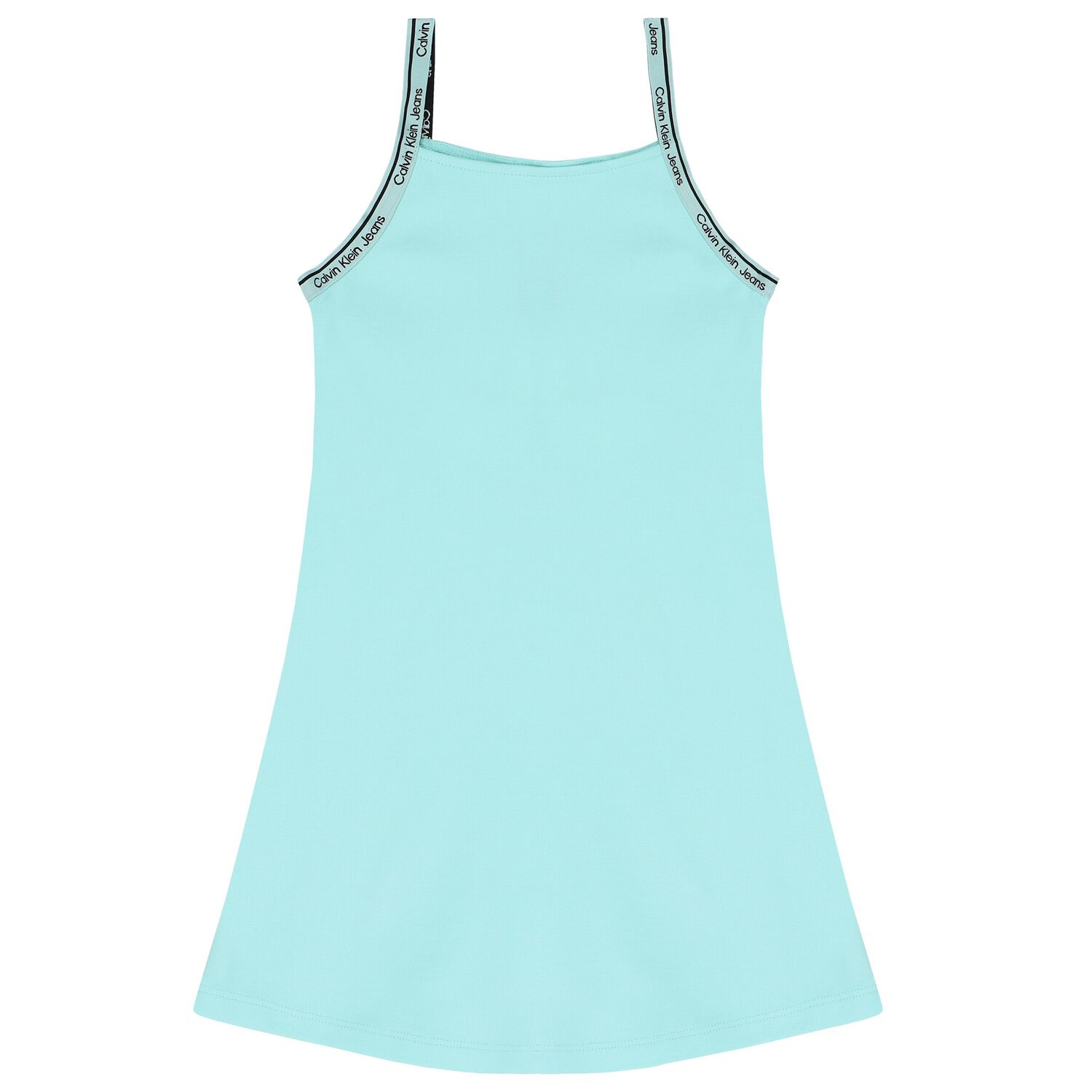 Girls Aqua Logo Dress, 1, hi-res